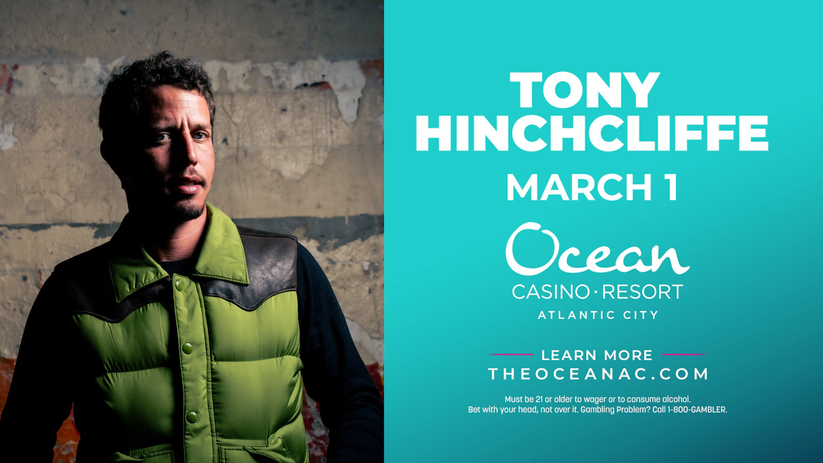 TONY HINCHCLIFFE OCEAN CASNIO RESORT 100.7 WZXL 100.7 WZXL