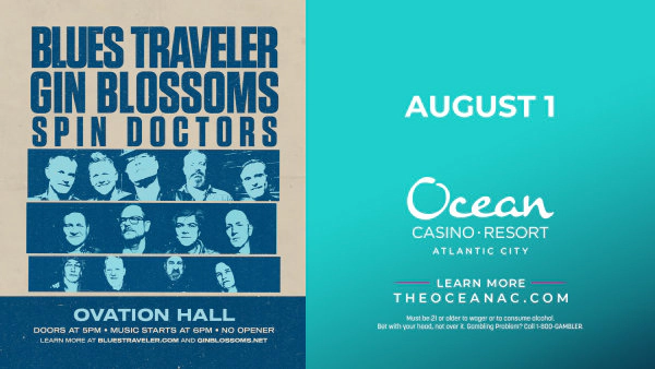 Enter to win a pair of tickets to Blues Traveler and Gin Blossoms with Spin Doctors!