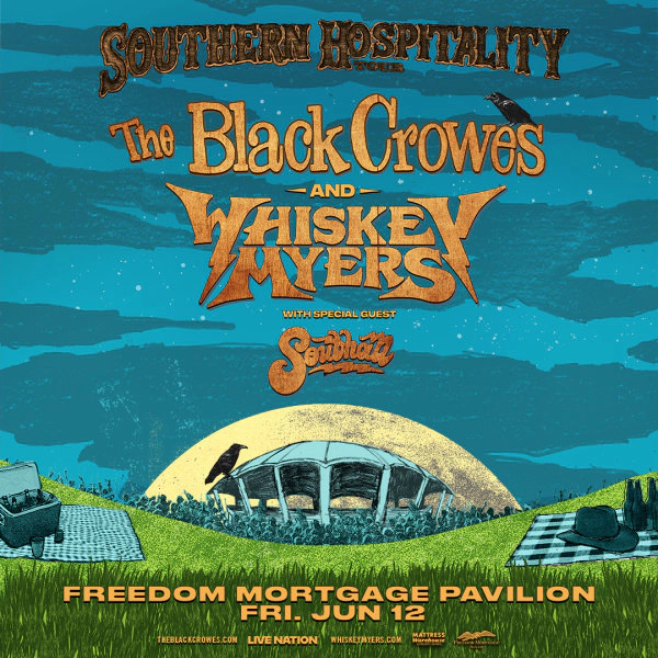 Win A Pair of Tickets to The Black Crowes + Whiskey Myers!