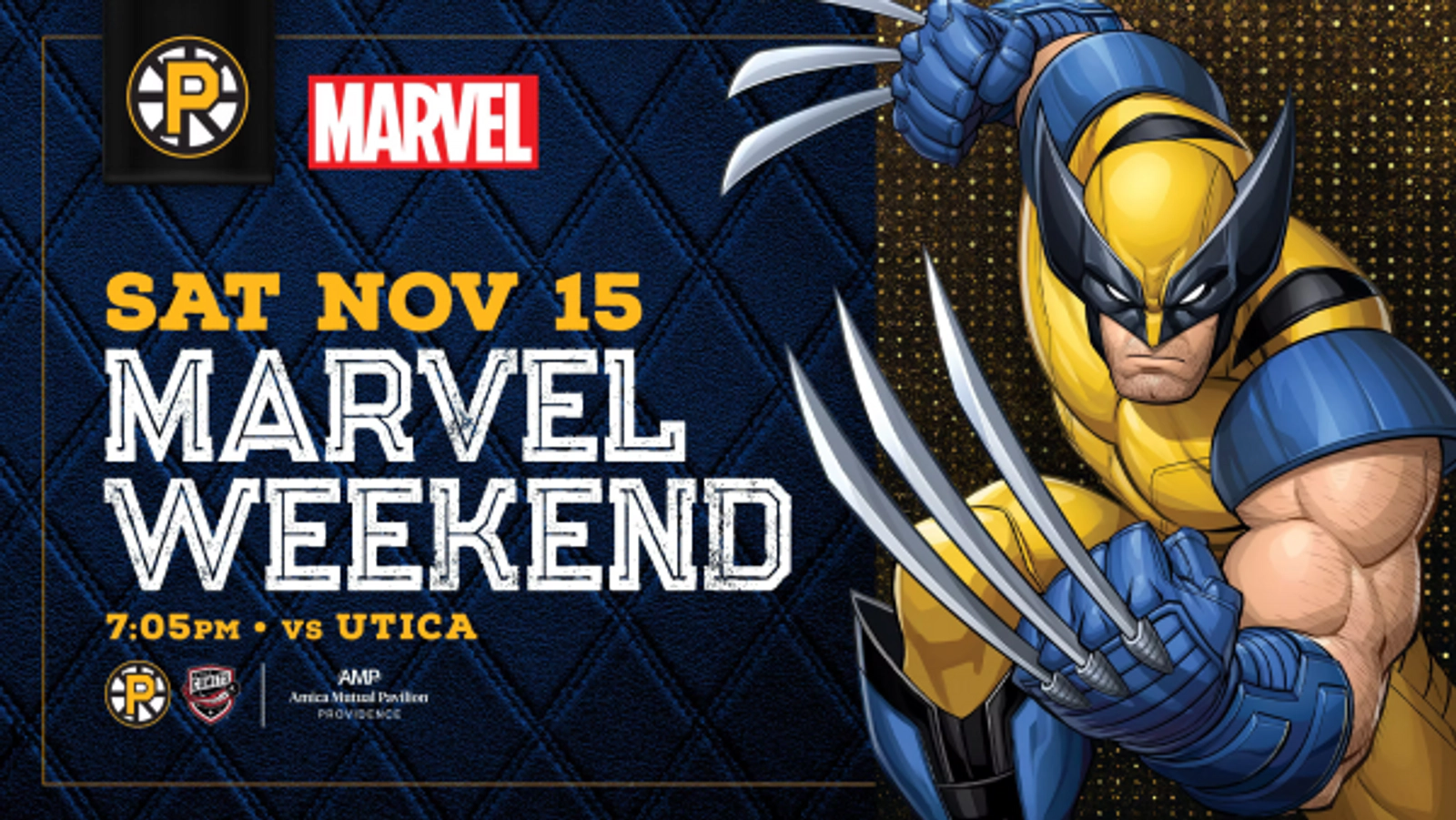 Win tickets to Providence Bruins' Marvel Weekend on Saturday, Nov. 15!