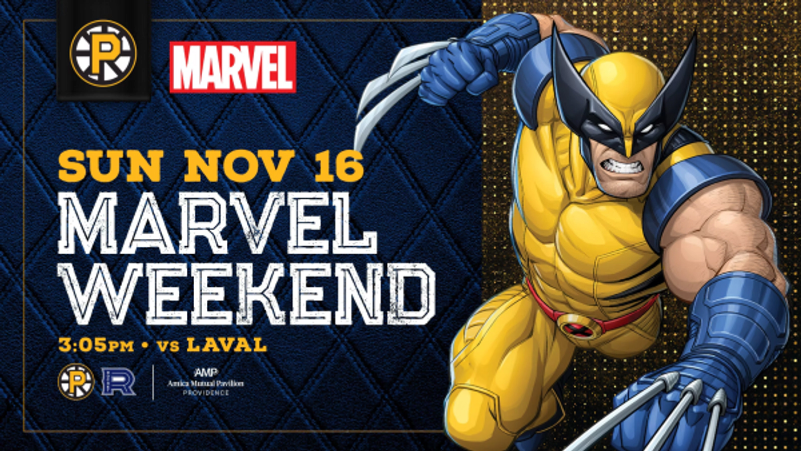 Win tickets to Marvel Weekend with the Providence Bruins on Sunday, Nov. 16!