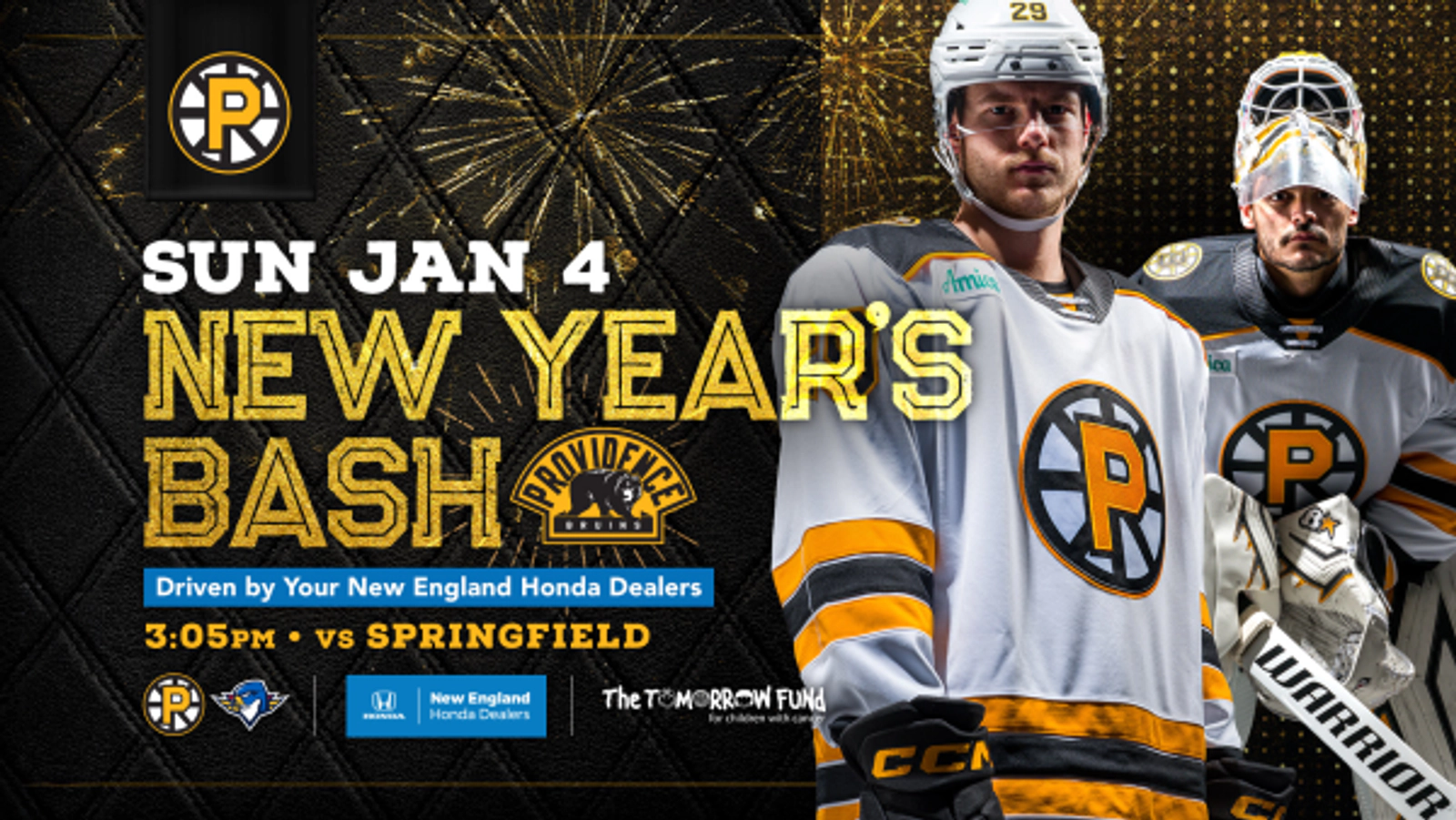 Providence Bruins New Year's Bash Family 4-Pack
