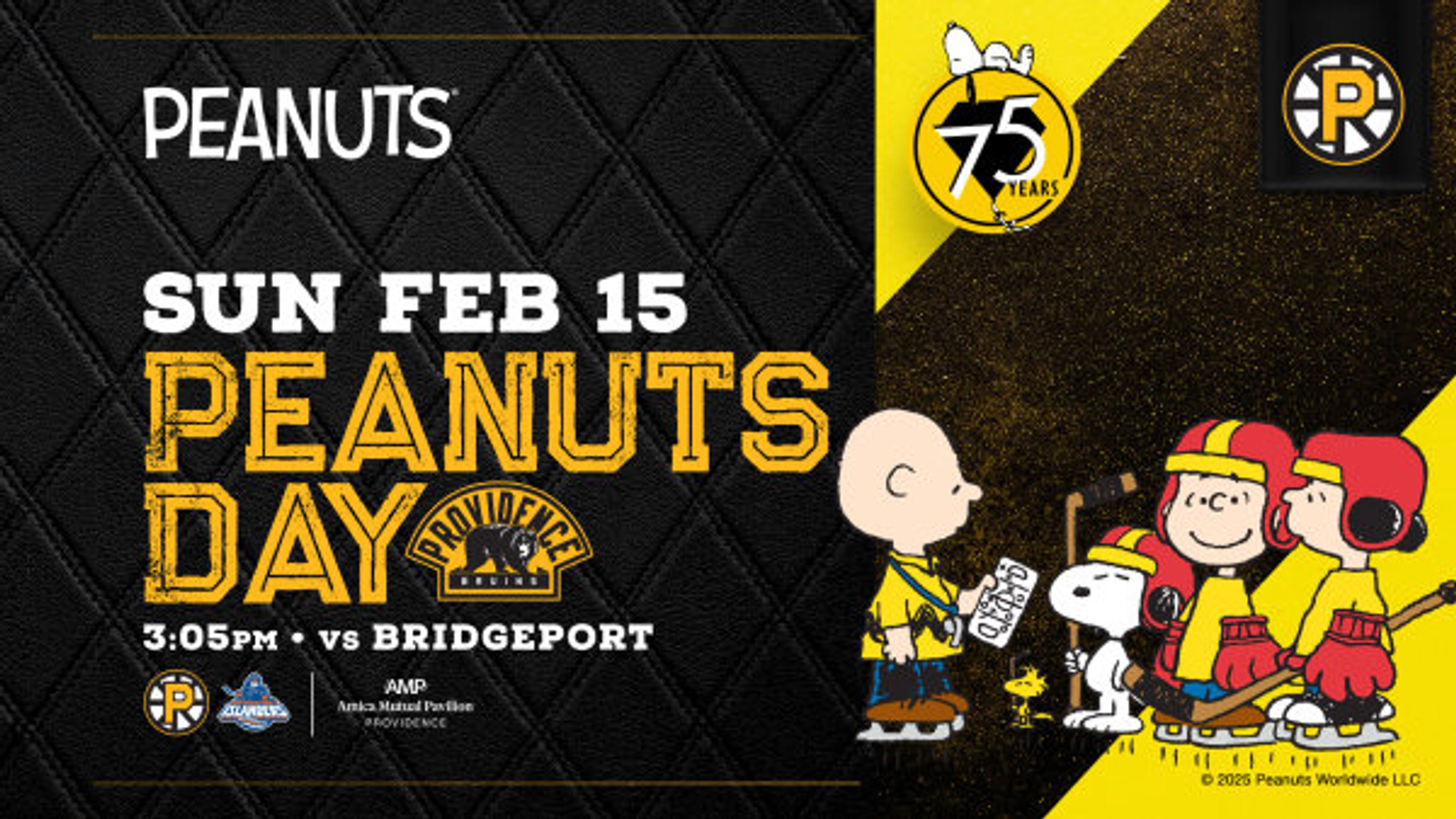 Peanuts Day with the Providence Bruins