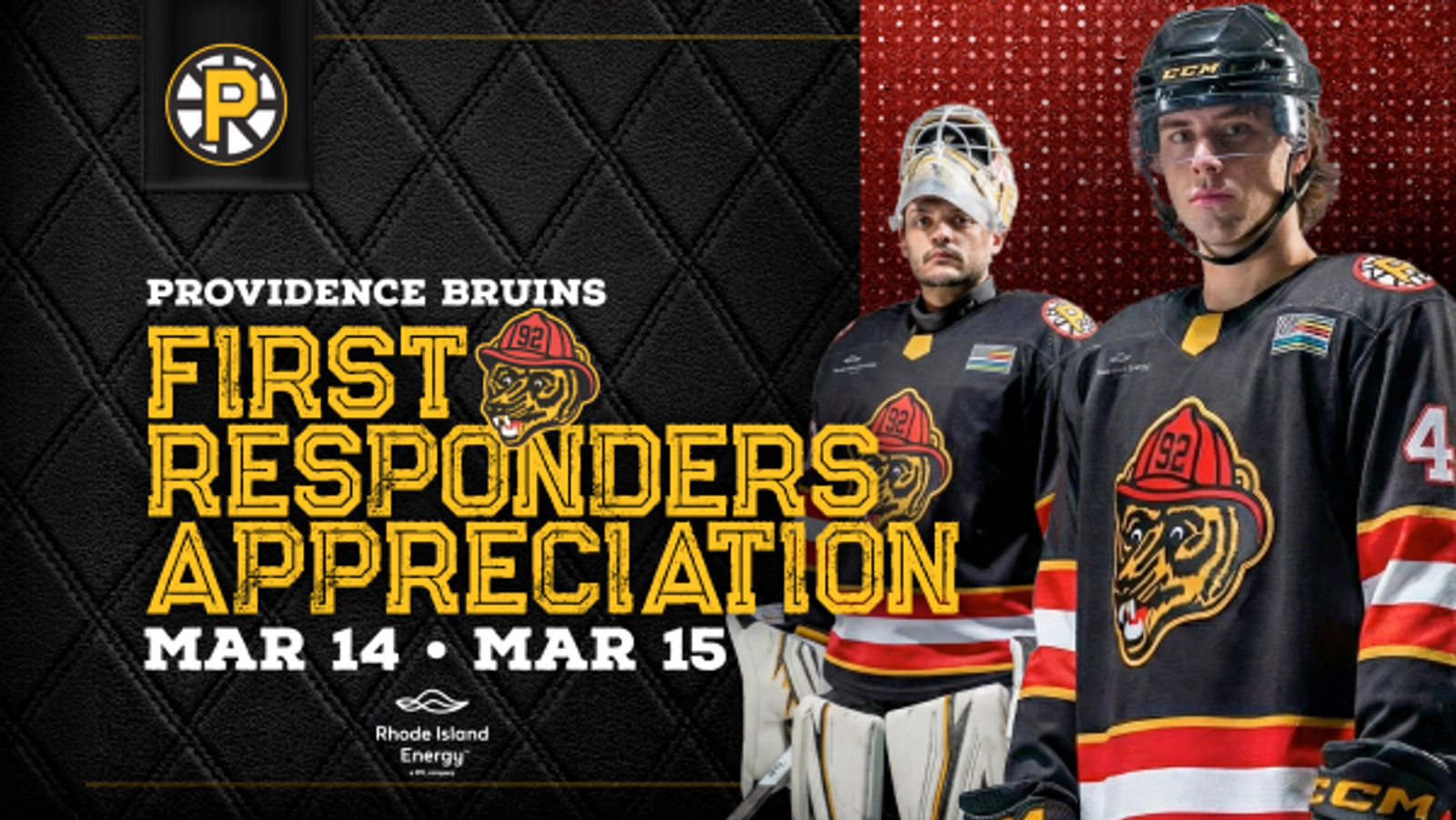Providence Bruins First Responders Appreciation Weekend