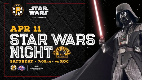 Star Wars Night with the Providence Bruins