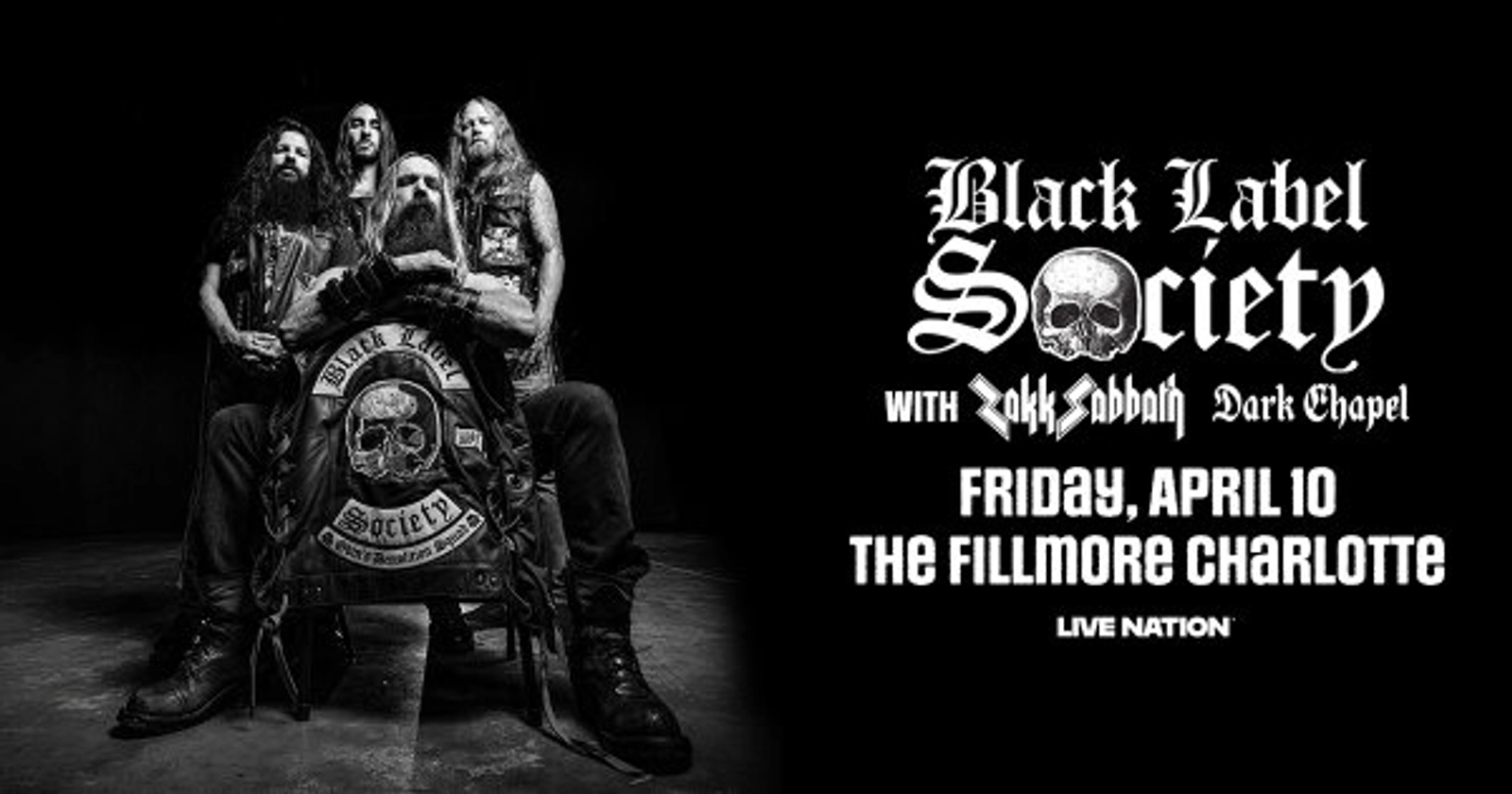 Enter to Win Tickets to Black Label Society at The Fillmore!