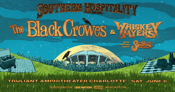Enter to Win Tickets to The Black Crowes and Whiskey Myers at Truliant Amphitheater!
