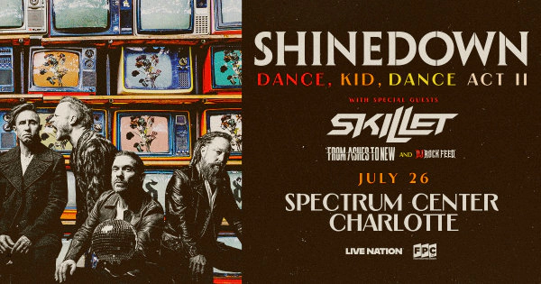Enter to Win Tickets to Shinedown at Spectrum Center!