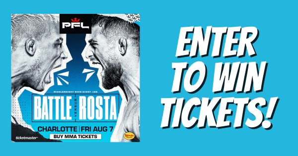 Enter to win tickets to the Professional Fighters League in Charlotte!