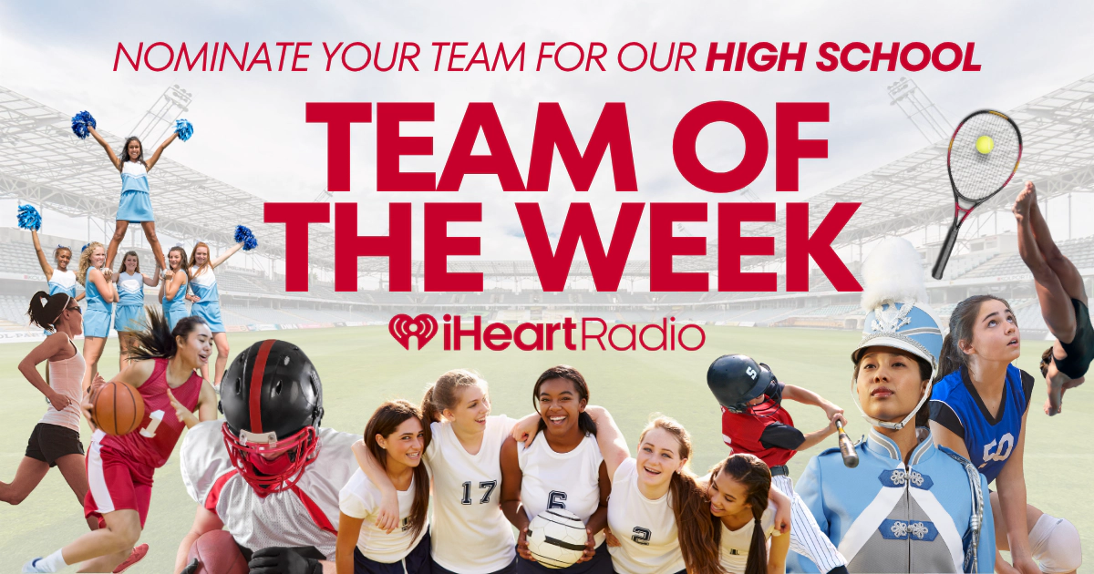 Nominate for our High School Team of the Week