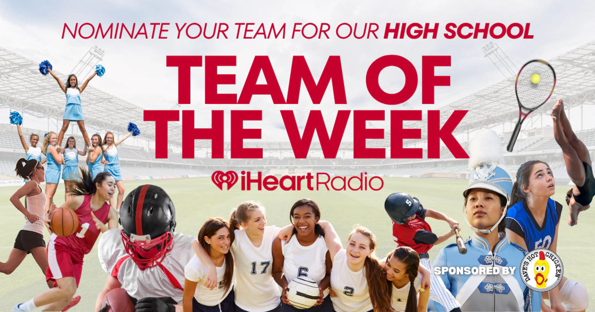 Nominate for our High School Team of the Week
