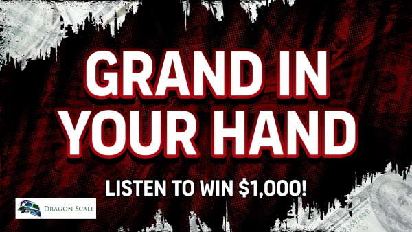 Win A Grand In Your Hand thanks to Dragon Scale Flooring!