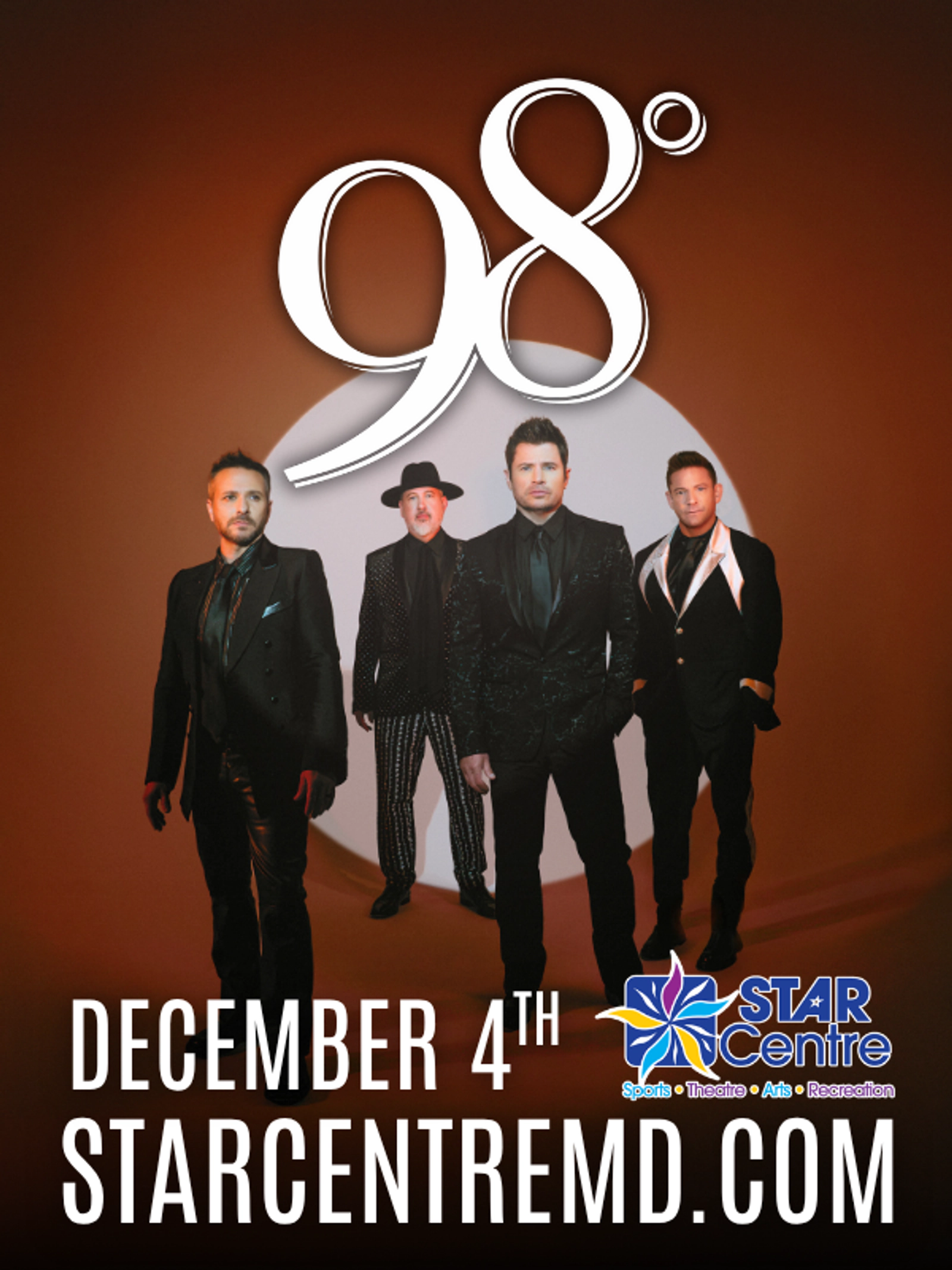 Win Tickets | 98 Degrees @ Star Centre | 12/4/25