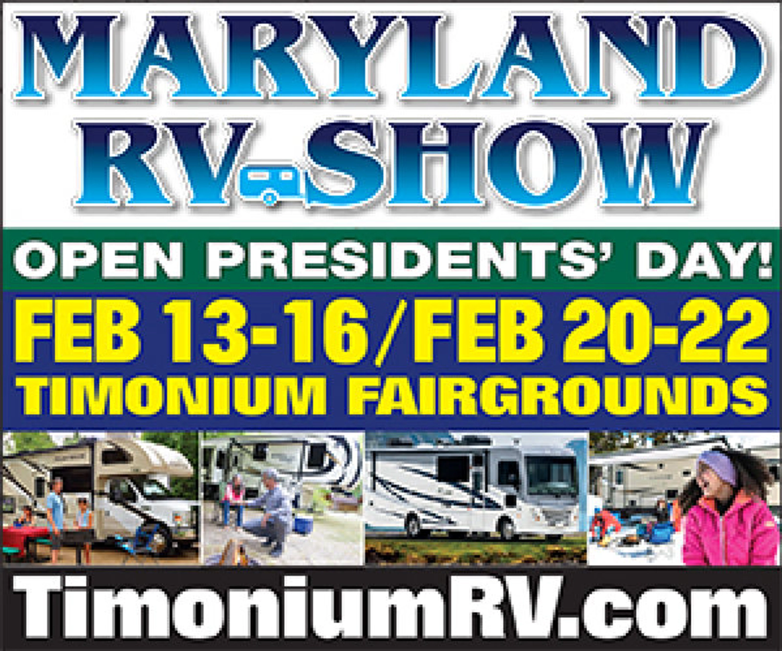 Win Tickets | Maryland RV Show @ Maryland Fairgrounds | 2/13-2/22