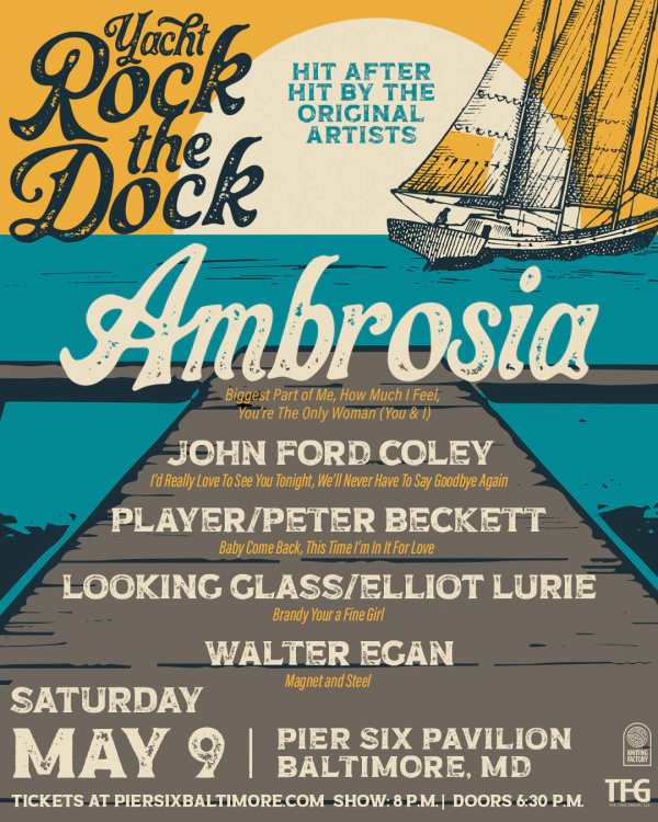 Win Tickets | Yacht Rock The Dock @ Pier Six Pavilion | 5/9/26