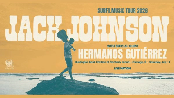 Win Tickets To Jack Johnson: SURFILMUSIC Tour 2026