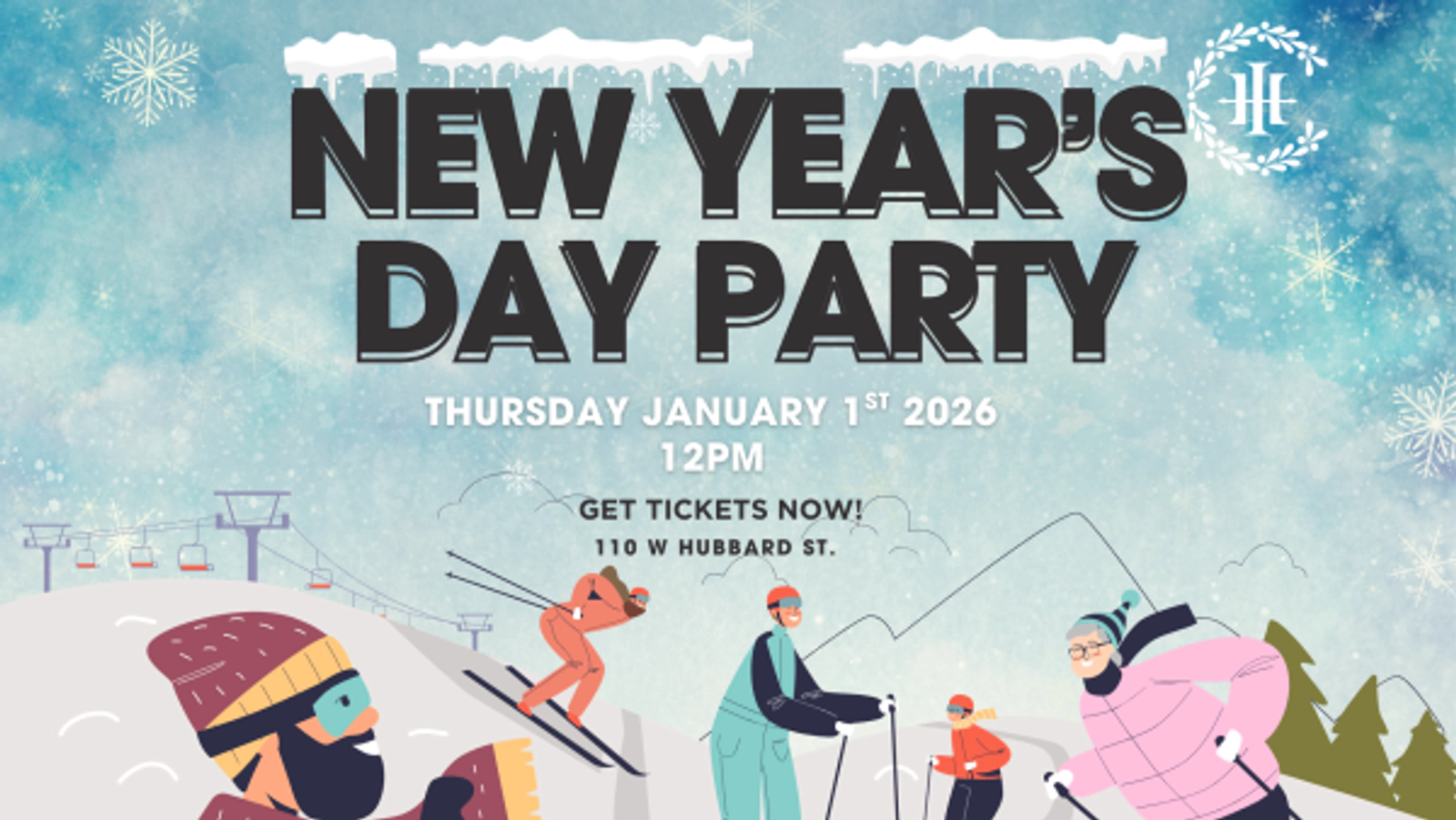 RSVP To Hubbard Inn's New Years Day Party