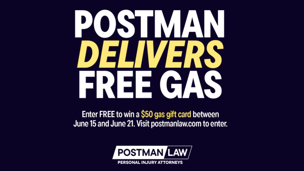 Postman Law FREE Gas Giveaway