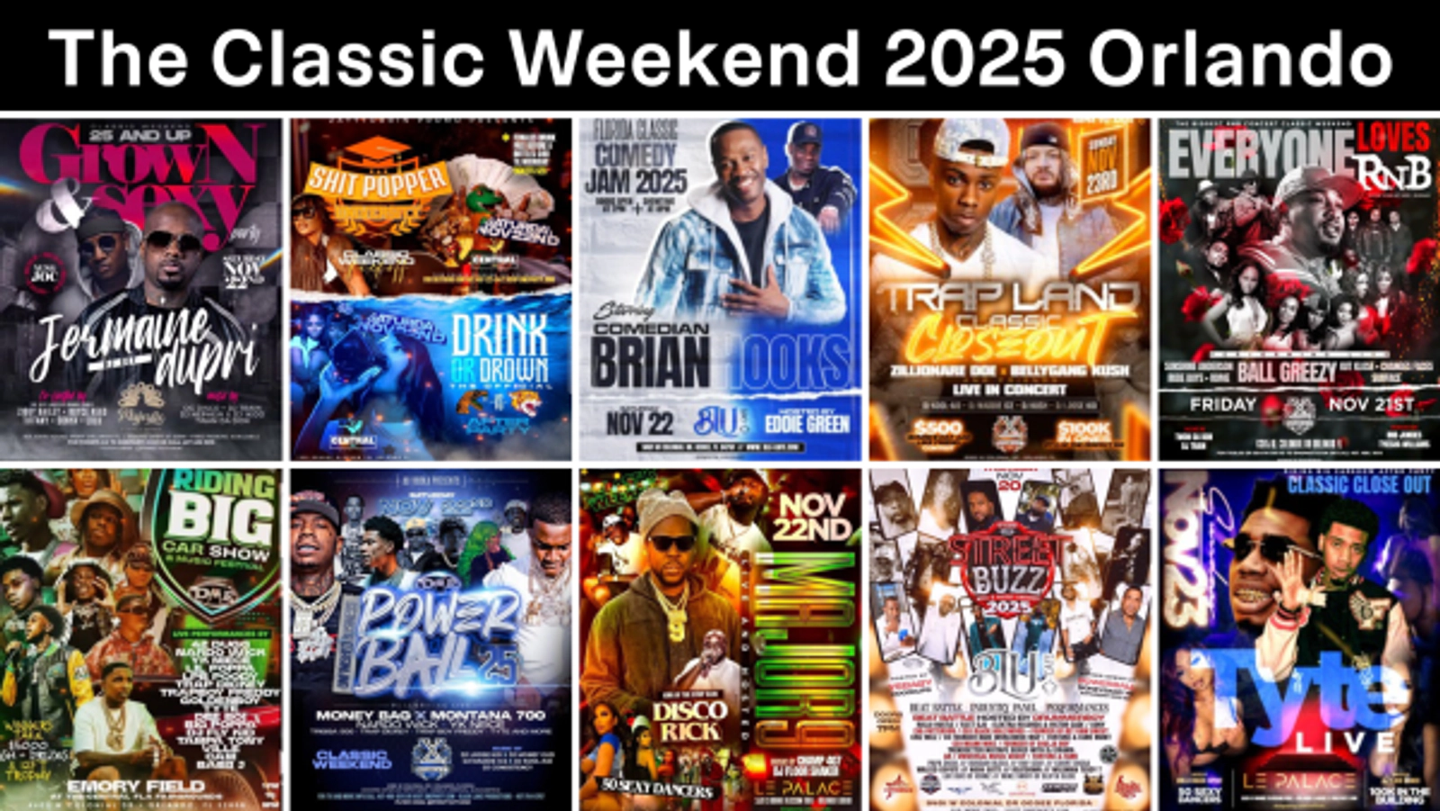 Win Tickets To Classic Weekend Orlando 2025