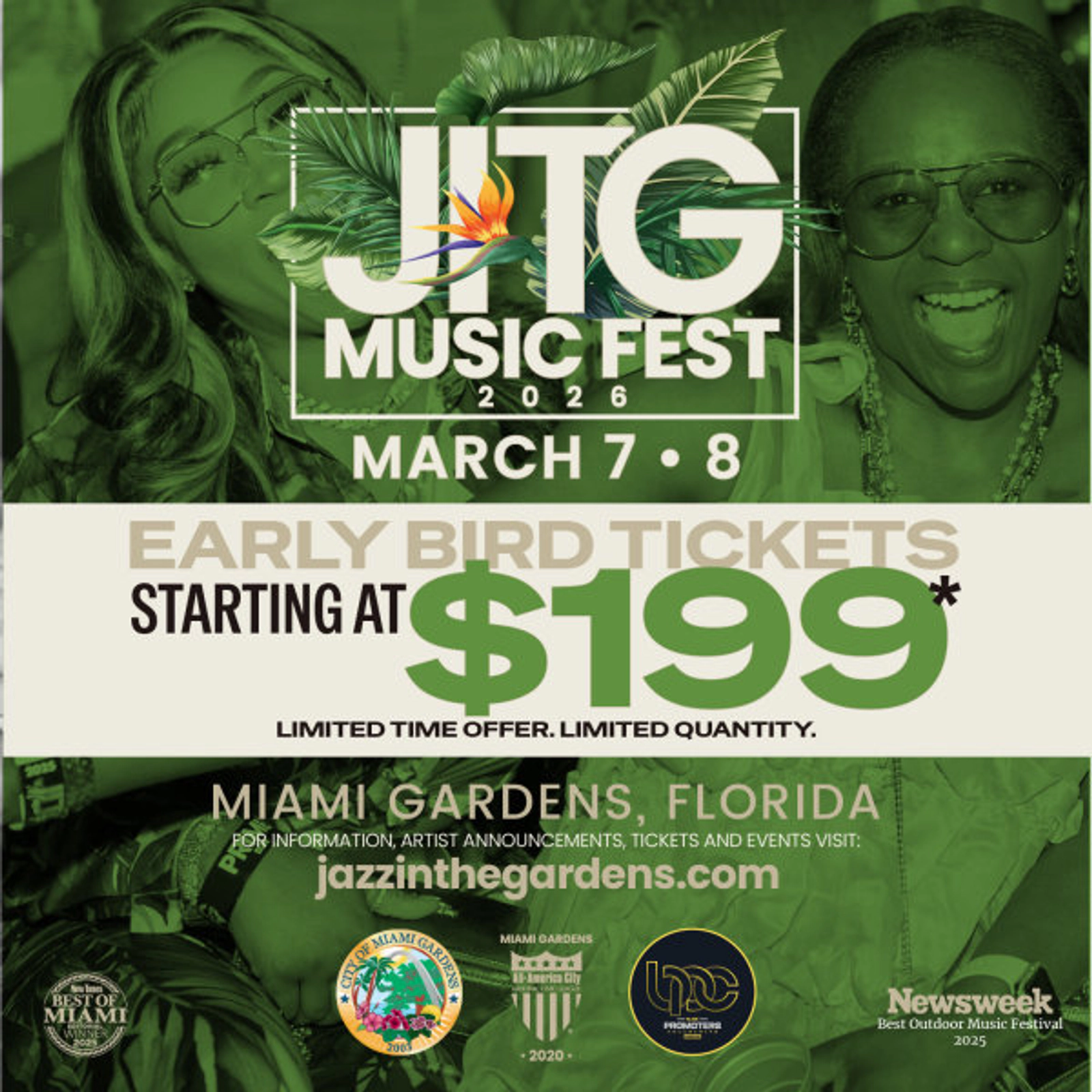 Win Tickets To Jazz In The Gardens 2026 In Miami!