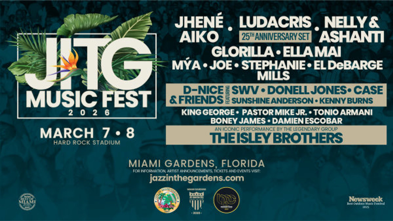 Win Tickets To Jazz In The Gardens 2026 In Miami!