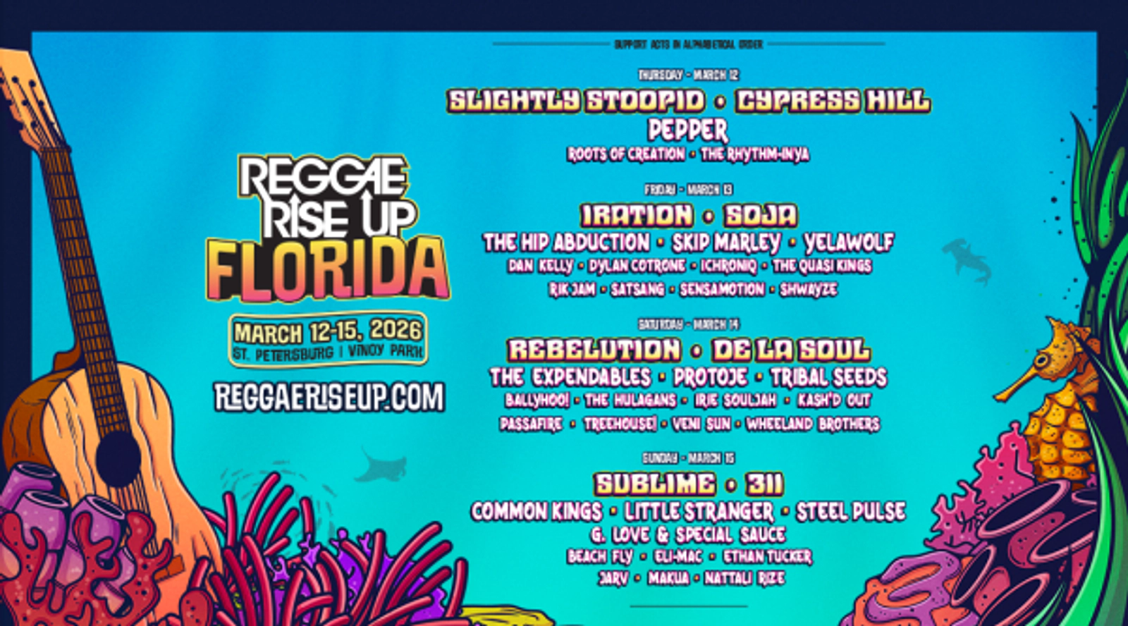 Win Tickets To Reggae Rise Up Florida At Vinoy Park In St. Pete