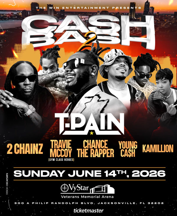 Win Tickets To Cash Bash At VyStar Veterans Memorial Arena