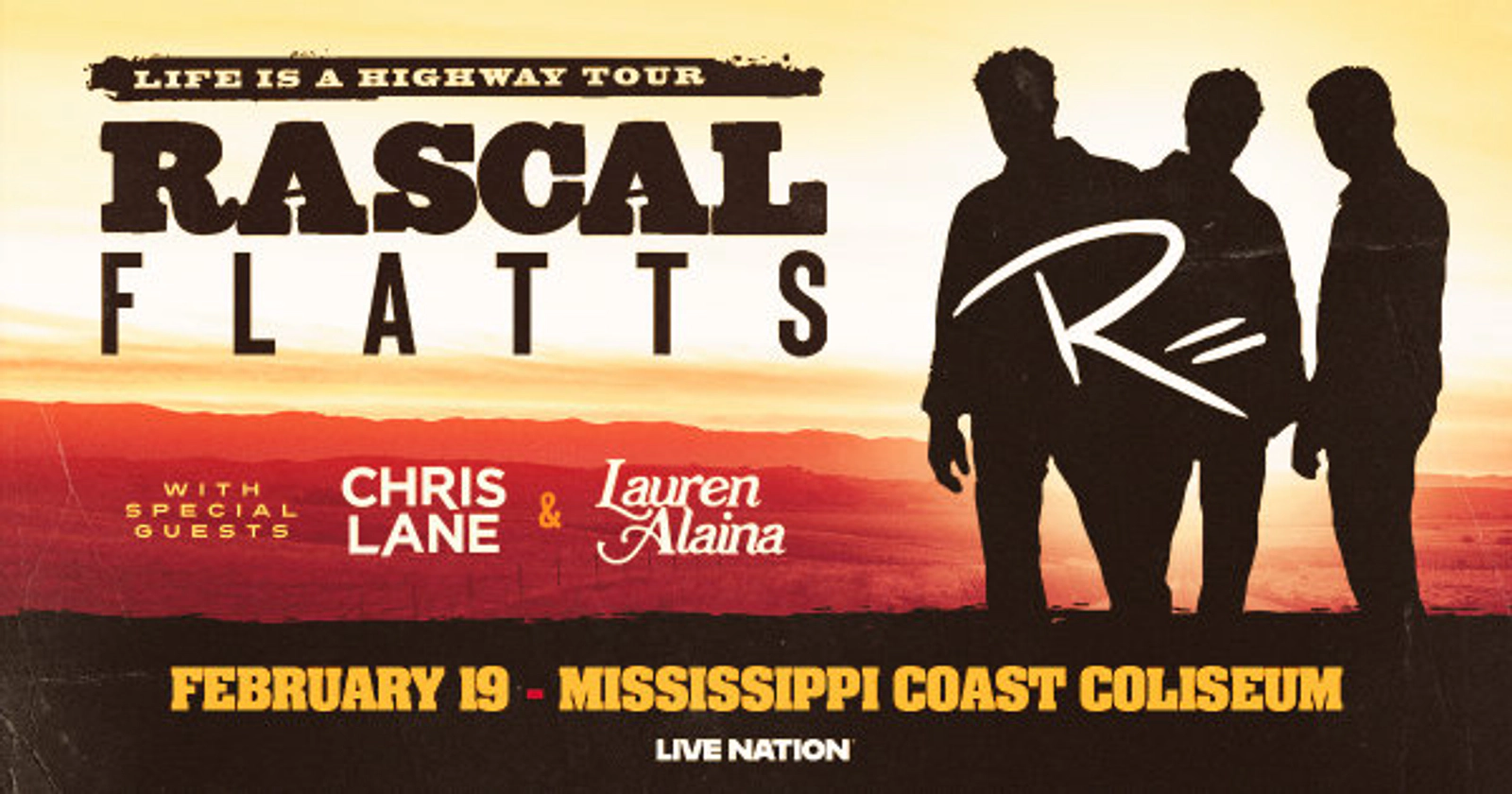 You could win free Rascal Flatts tickets from K99!