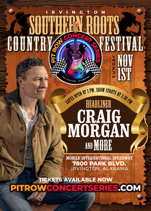 Win Tickets to Craig Morgan and the Southern Roots Country Festival