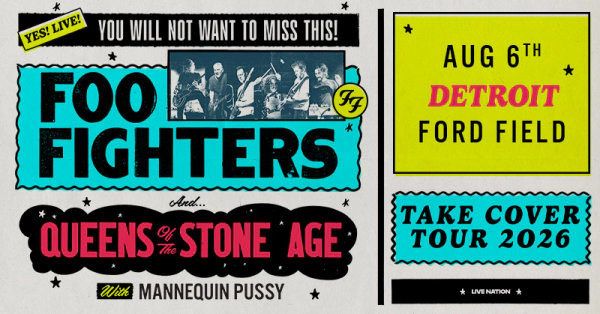 Win a pair of tickets to see the Foo Fighters
