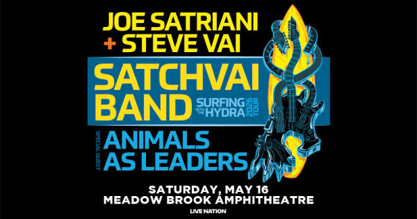 Win tickets to see SatchVai Band