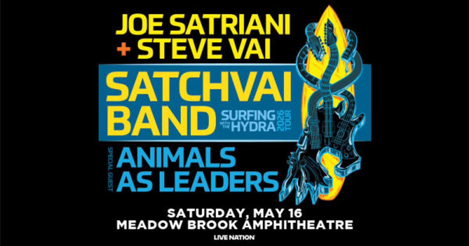 Win tickets to see SatchVai Band