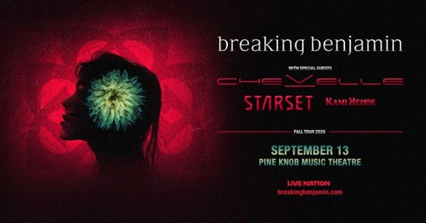 Win tickets to see Breaking Benjamin