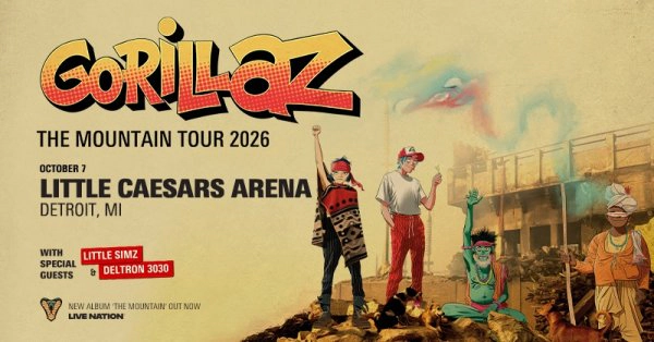 Win tickets to see Gorillaz