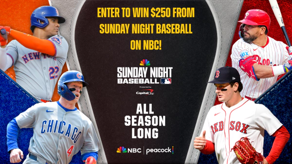 Enter to win a $250 gift card from Sunday Night Baseball on NBC!