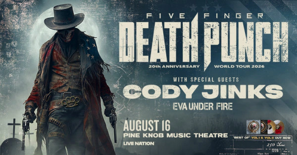 Win tickets to see Five Finger Death Punch
