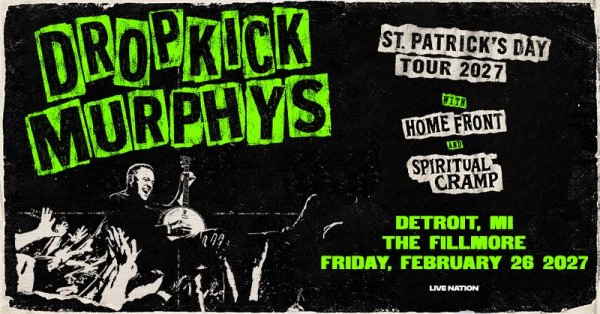 Win tickets to see the Dropkick Murphys