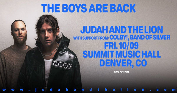 Judah & The Lion at Summit Music Hall 10/9