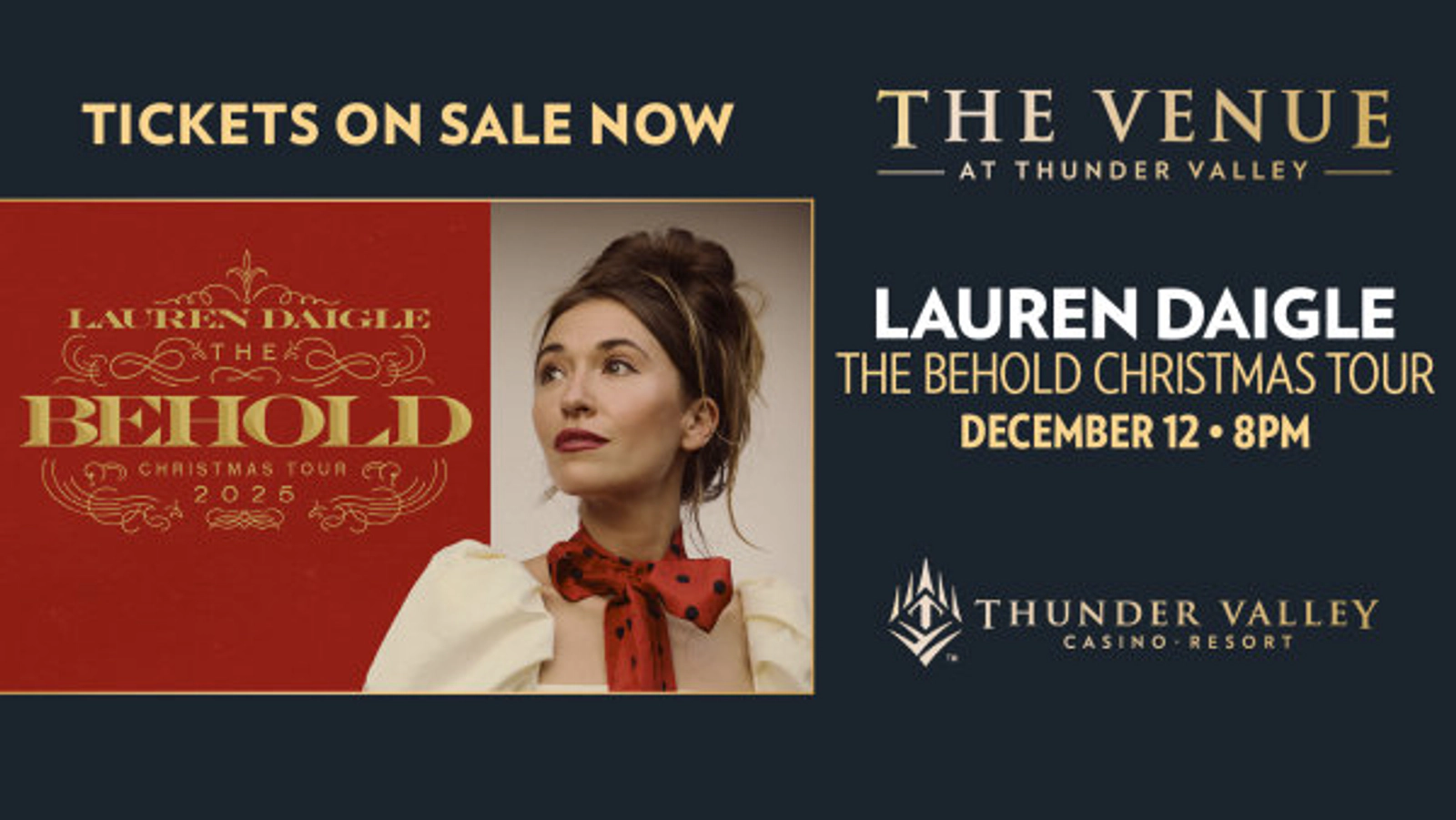 Listen To Win Tickets To See Lauren Daigle Coming December 12th At The Venue At Thunder Valley!