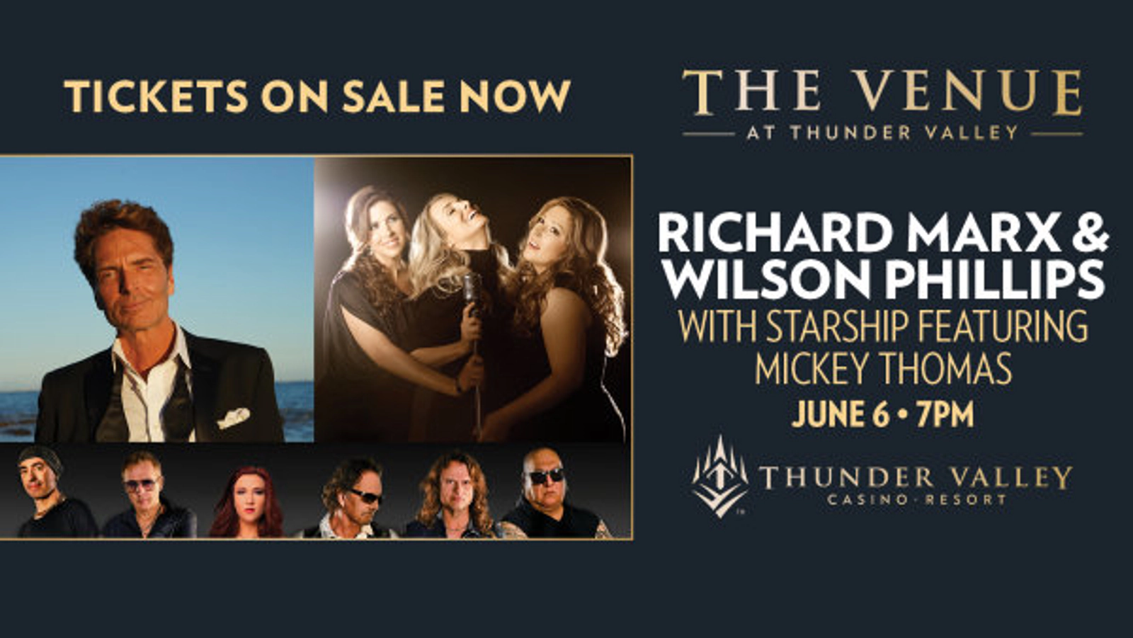 Enter To Win Tickets To See Richard Marx & Wilson Phillips Coming June 6th To The Venue At Thunder Valley!