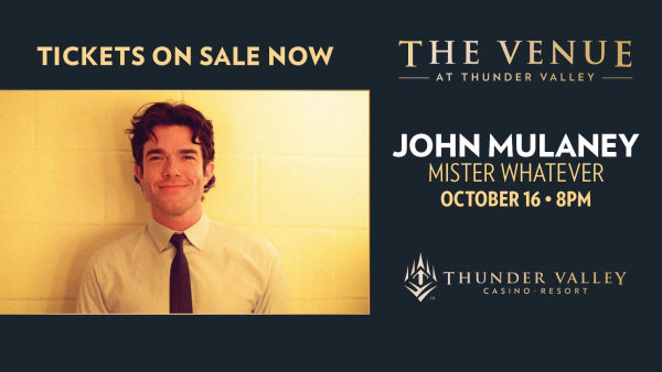 Listen For A Chance To Win Tickets To See John Mulaney Coming October 16th To Thunder Valley!