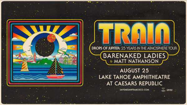 Listen For A Chance To Win Tickets To See Train Coming August 25th To Lake Tahoe Amp!
