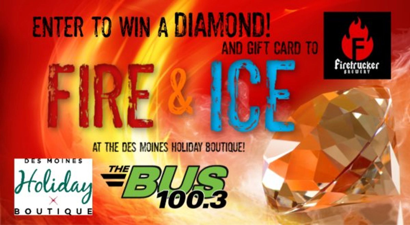 Win FIRE and ICE at the Des Moines Holiday Boutique! - Thumbnail Image