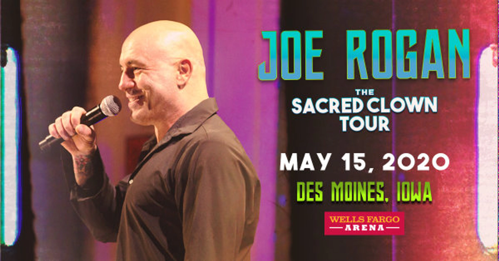 Win Tickets to Joe Rogan, 5/15 at Wells Fargo Arena, in The Bus Box Office!! - Thumbnail Image