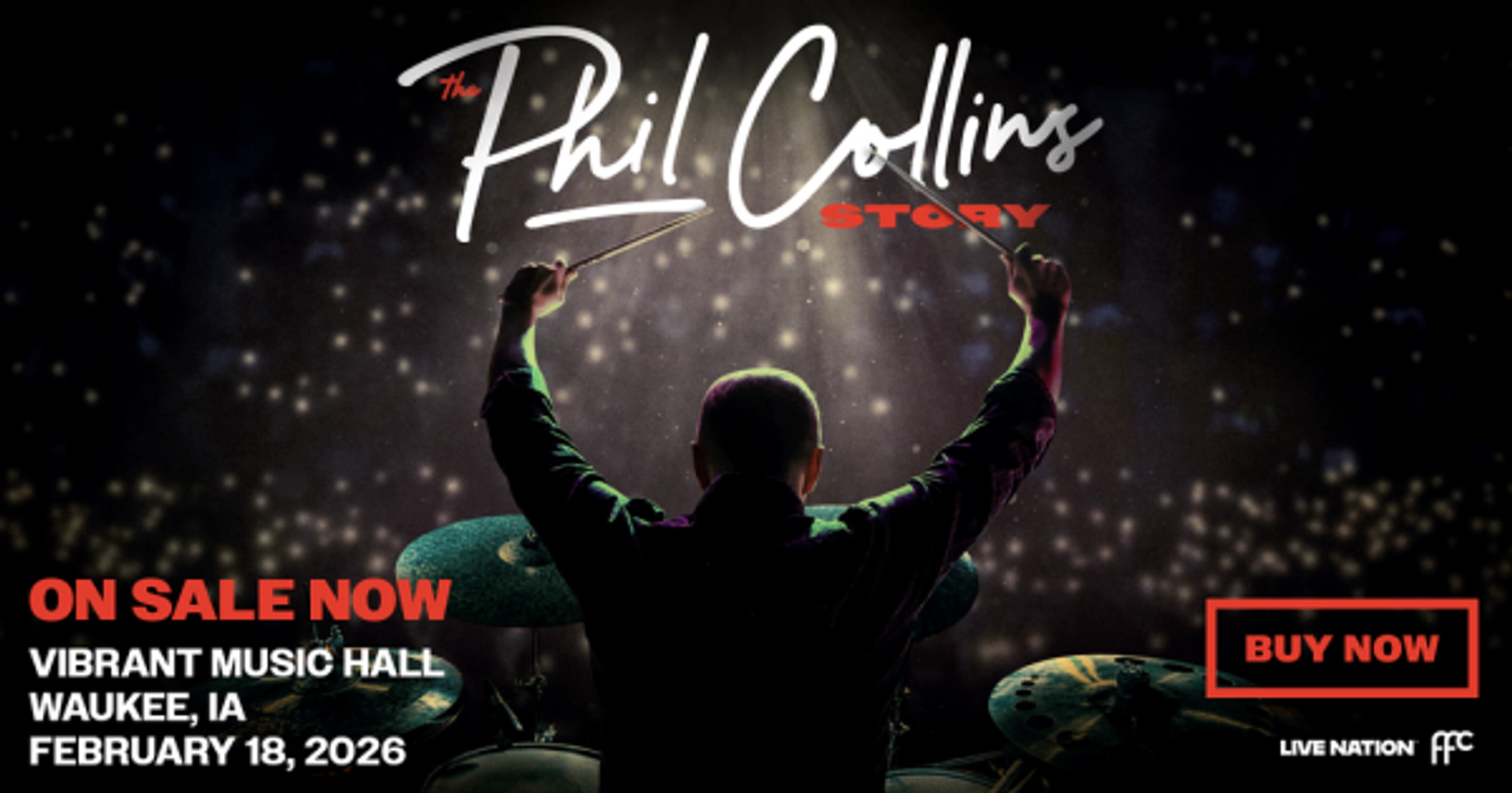 Enter for a Chance to Win a Pair of Tickets to see Phil Collins at Vibrant Music Hall