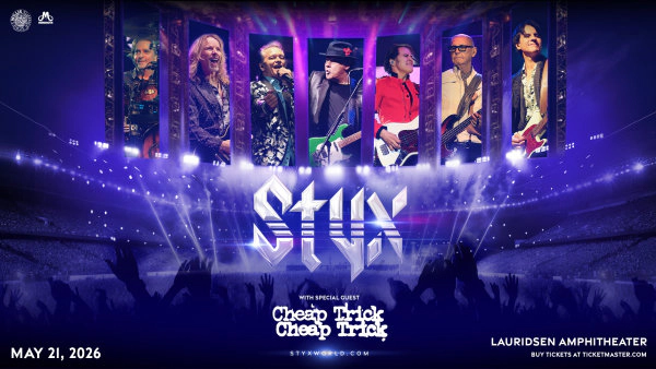 Register for your chance to see Styx and Cheap Trick live in concert!