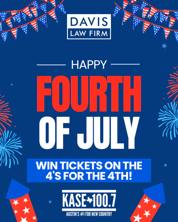 WIN TICKETS ON THE 4'S FOR JULY 4TH BROUGHT TO YOU BY DAVIS LAW FIRM