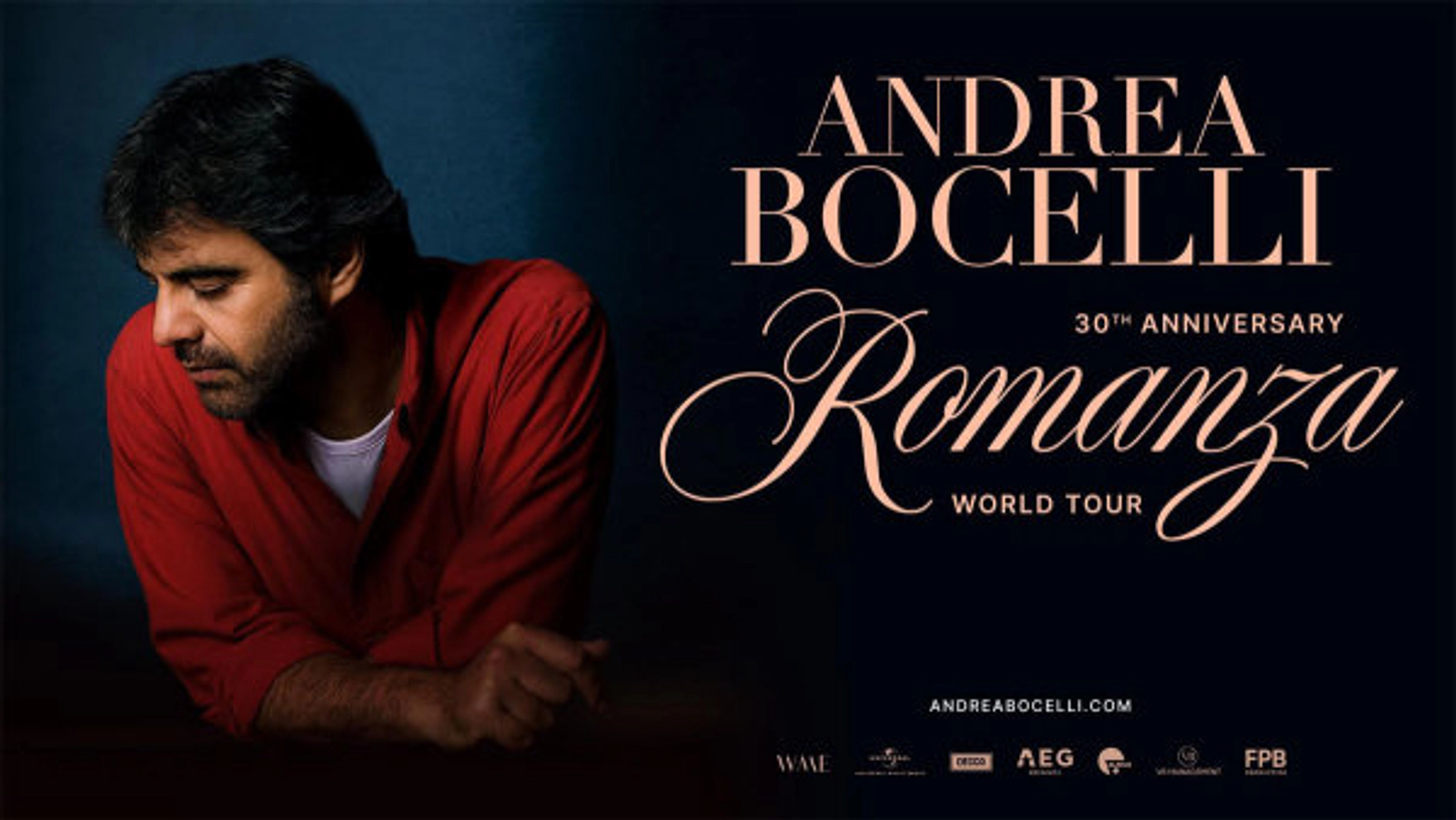 ANDREA BOCELLI 30th Anniversary World Tour