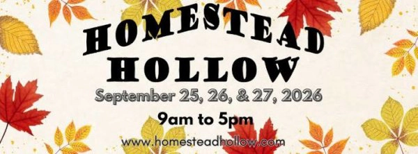 Win Tickets to Homestead Hollow’s Fall Arts & Crafts Festival!