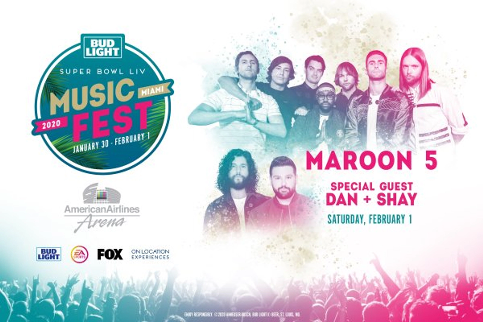 Bud Light Super Bowl Music Fest with Maroon 5! - Thumbnail Image